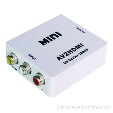 Mini AV to HDMI Upscaler 1,080/720P